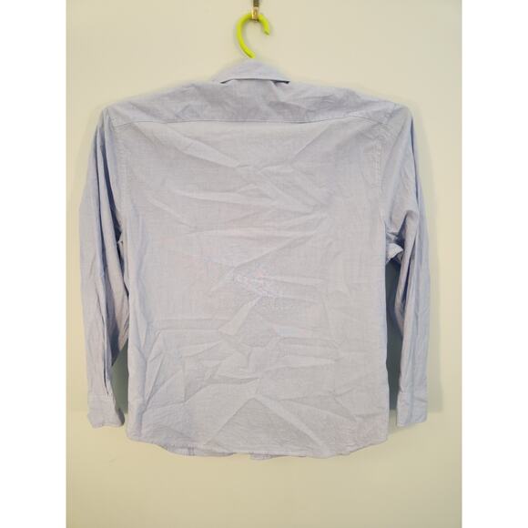 Bonobos Shirt Mens XL Short Blue Standard Fit Long Sleeve Preppy Business Work - Picture 5 of 11